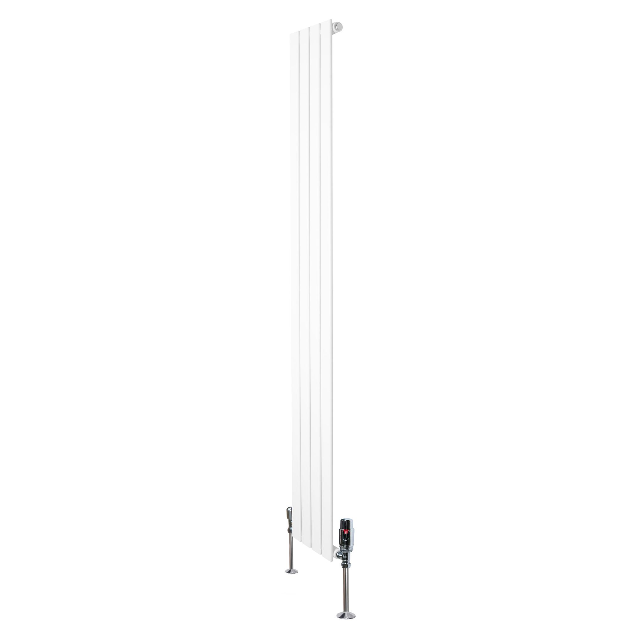 Flachheizkörper & Ventile – 1800mm X 280mm – Weißmonster Shop