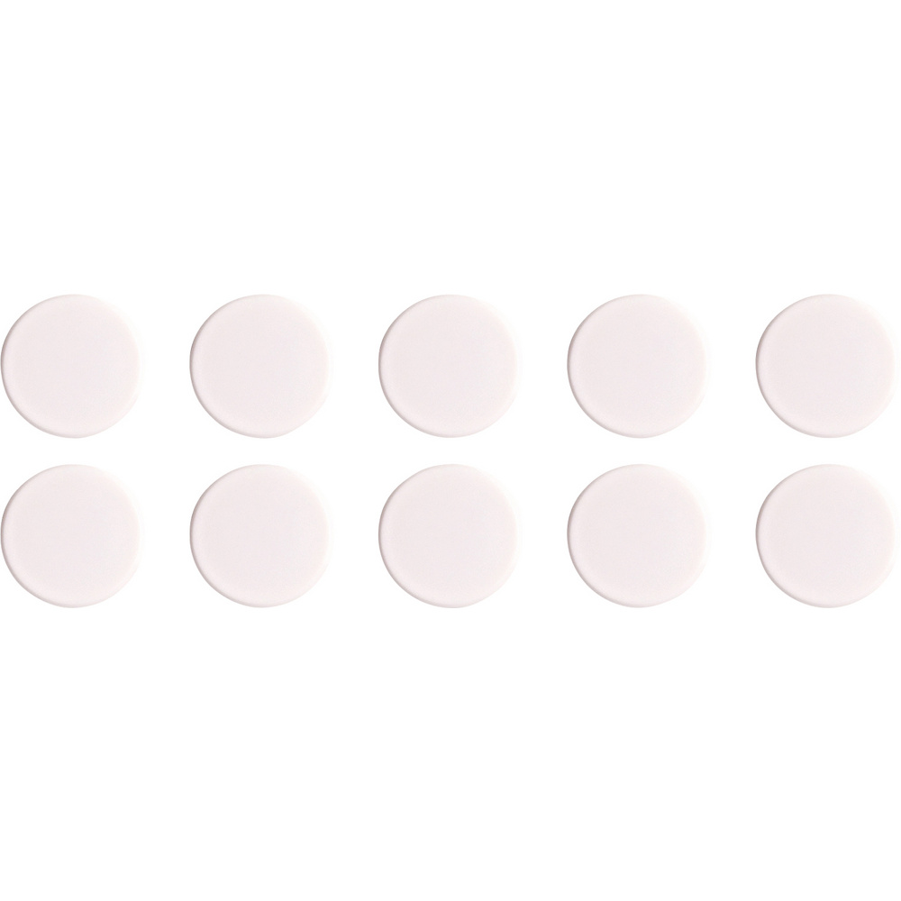 Magnetoplan Magnet Basic Serie (ø) 24 Mm Rund Weiß 10 St. 1862400