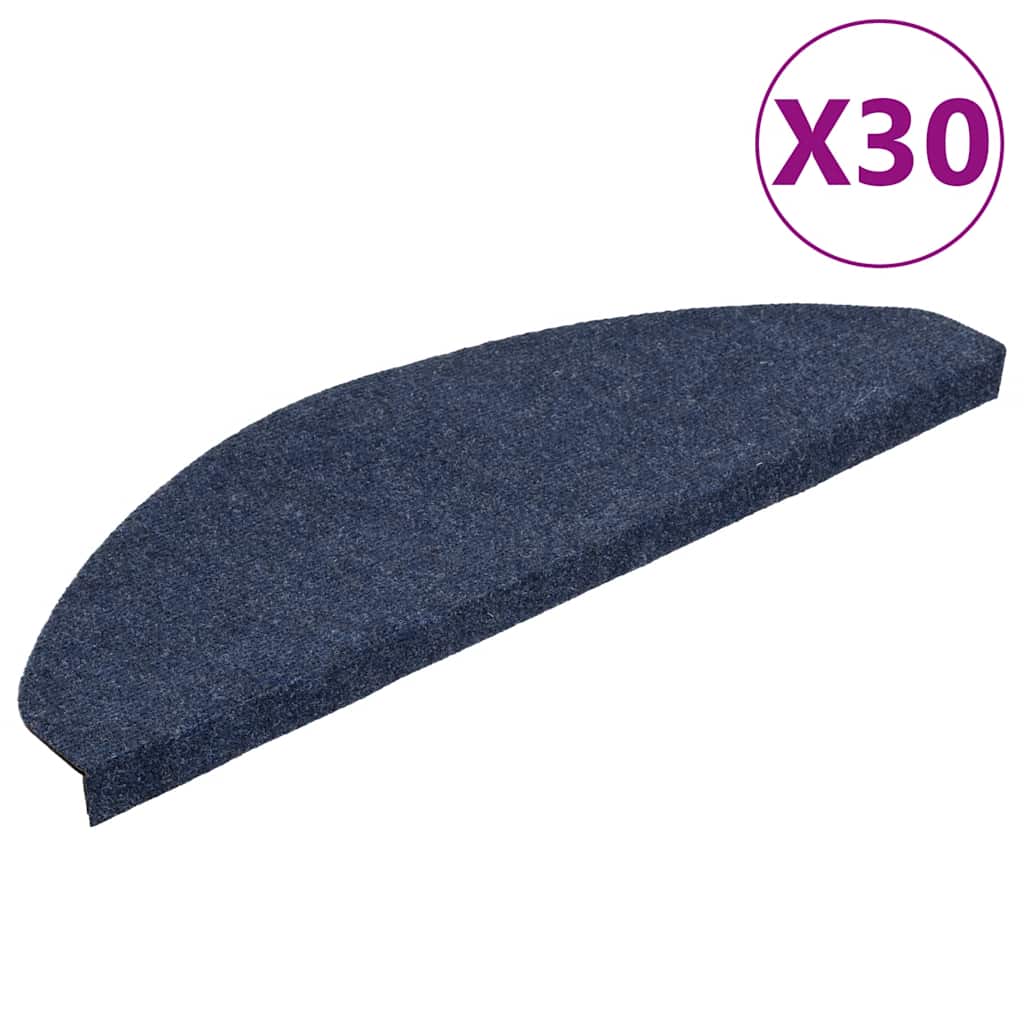 Maison Exclusive - Stufenmatten Selbstklebend 30 Stk. Blau 65x22,