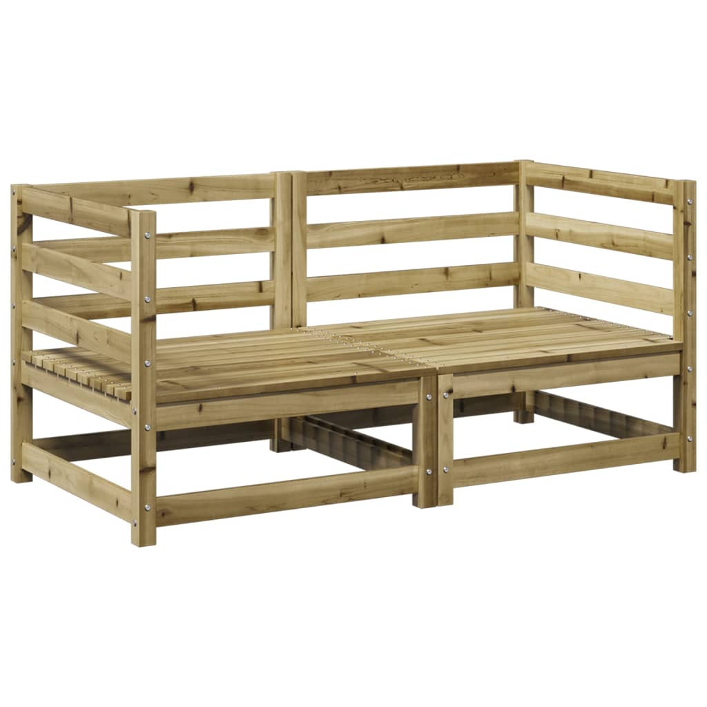 Maison Exclusive - 2-tlg. Garten-sofagarnitur Kiefernholz Imprägn