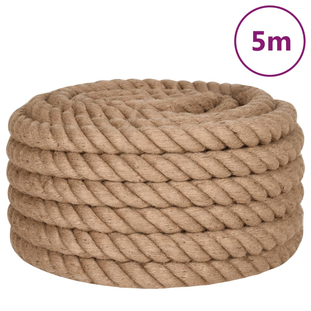 Maison Exclusive - Juteseil 5 M Länge 40 Mm Stärke