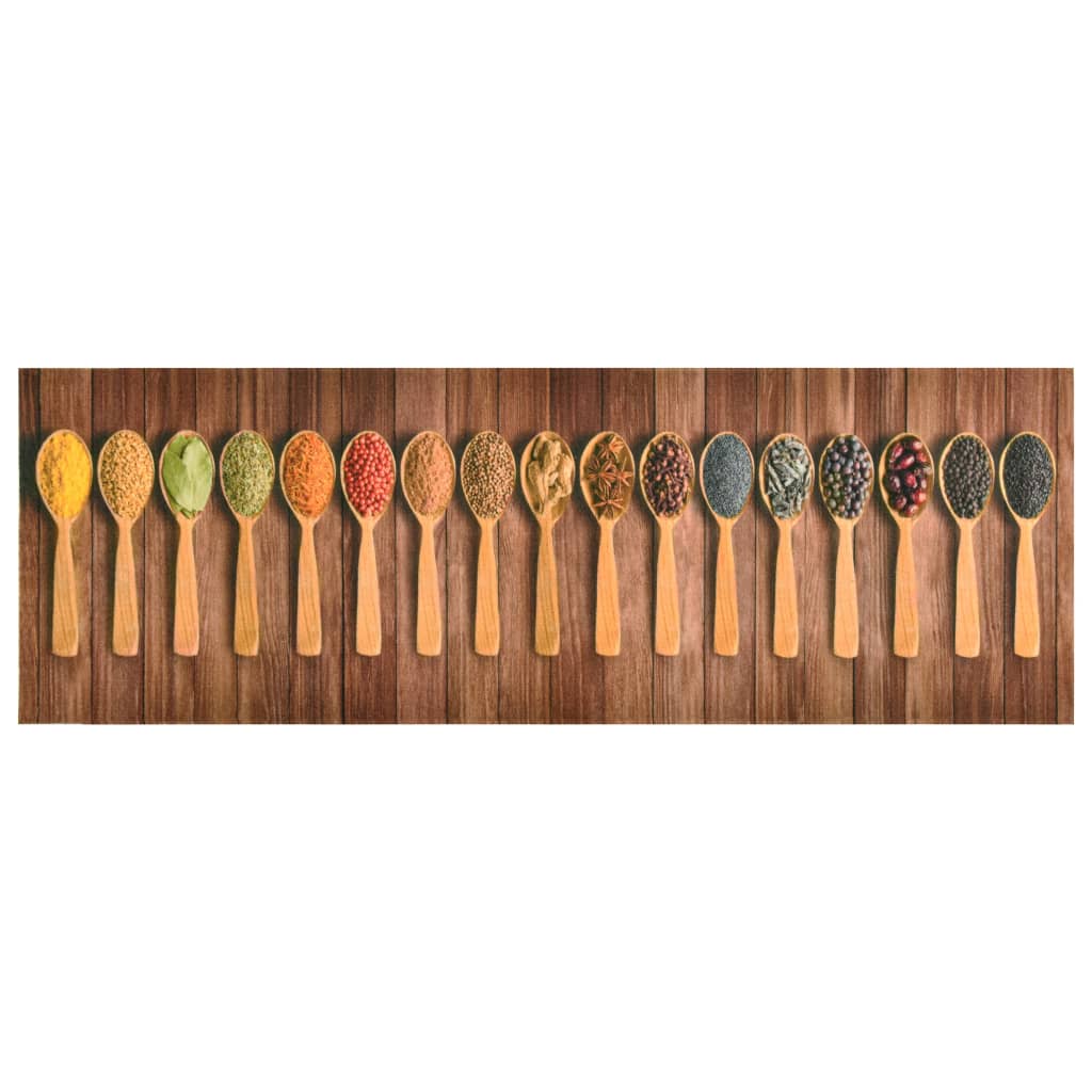 Maison Exclusive - Küchenbodenmatte Waschbar Löffel 60x180 Cm