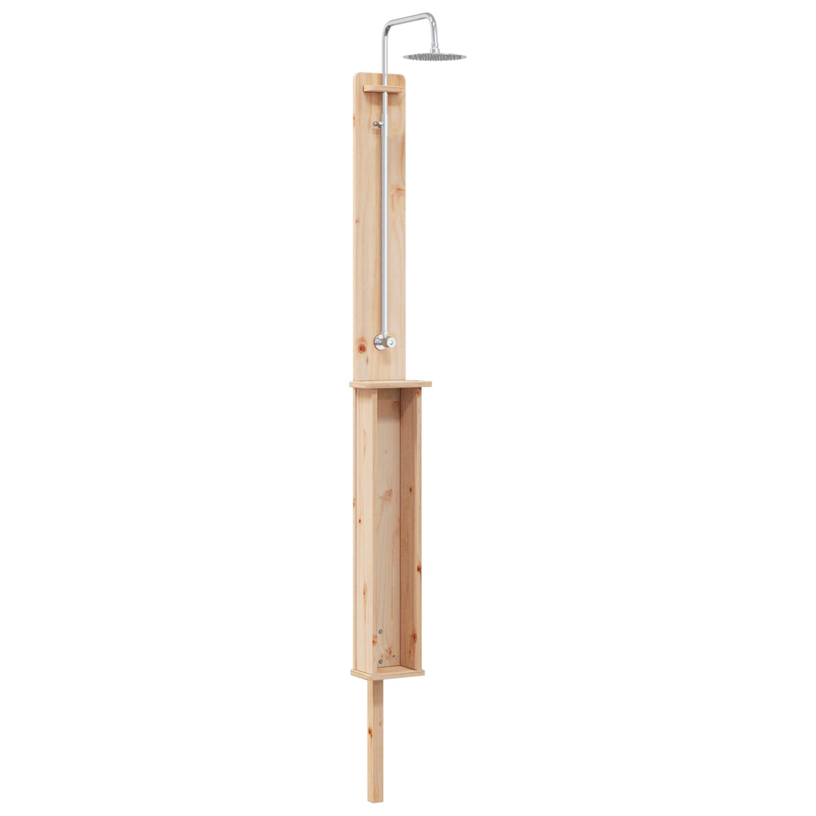 Maison Exclusive - Gartendusche 246 Cm Massivholz Kiefer Und Edel