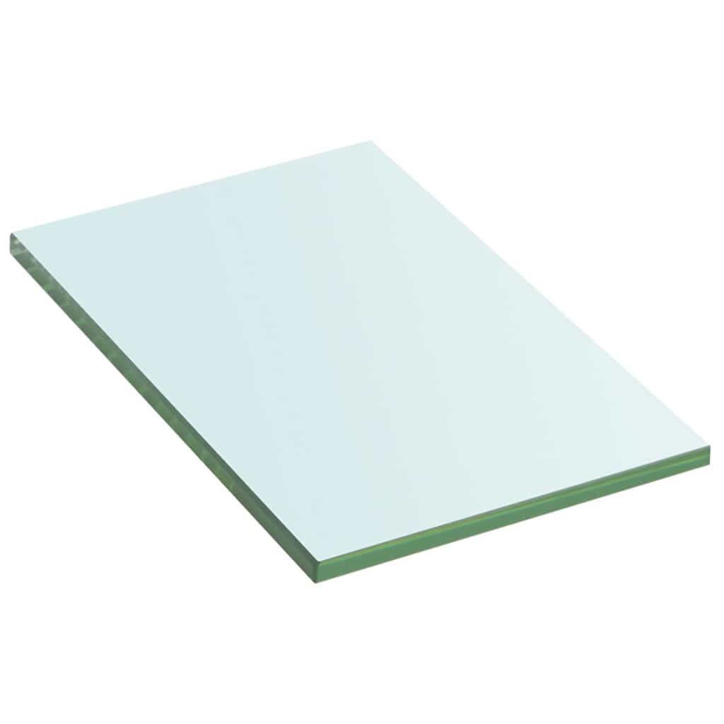 Maison Exclusive - Regalböden 2 Stk. Glas Transparent 20x12 Cm