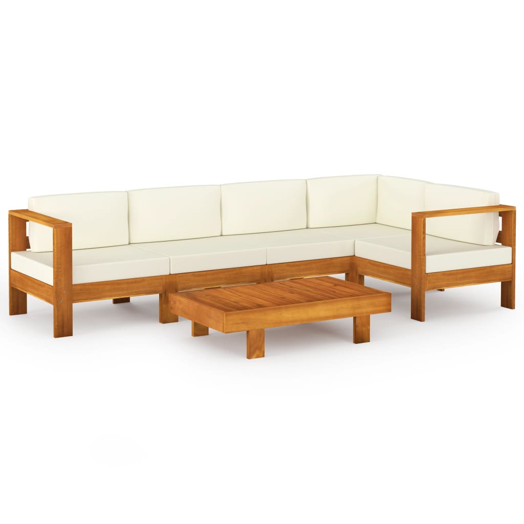 Maison Exclusive - 6-tlg. Garten-lounge-set Mit Kissen 100x60 Cm