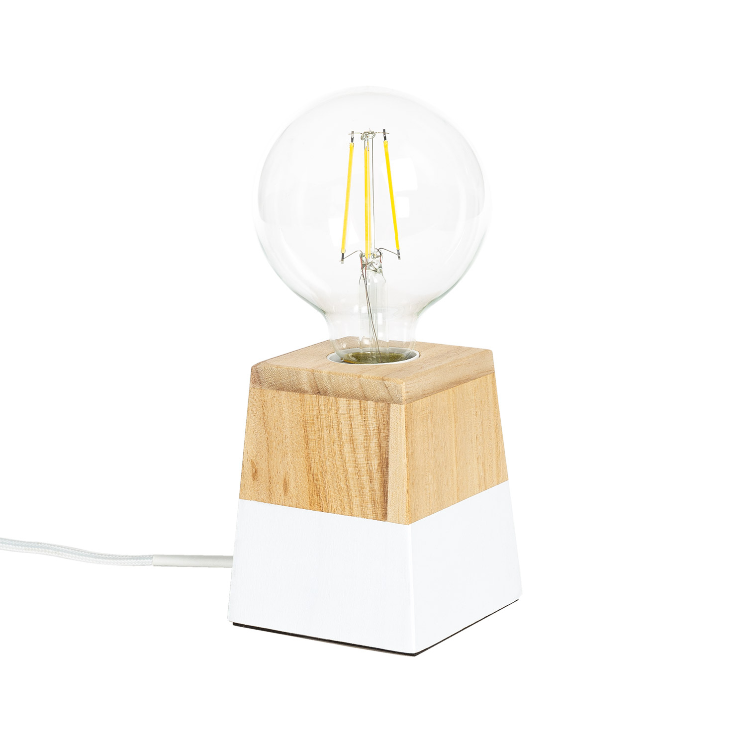 Tischlampe Lakara Natürlich