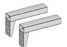 Progaspp Wandkonsole Wandabstand 50-150mm F. Schi149909