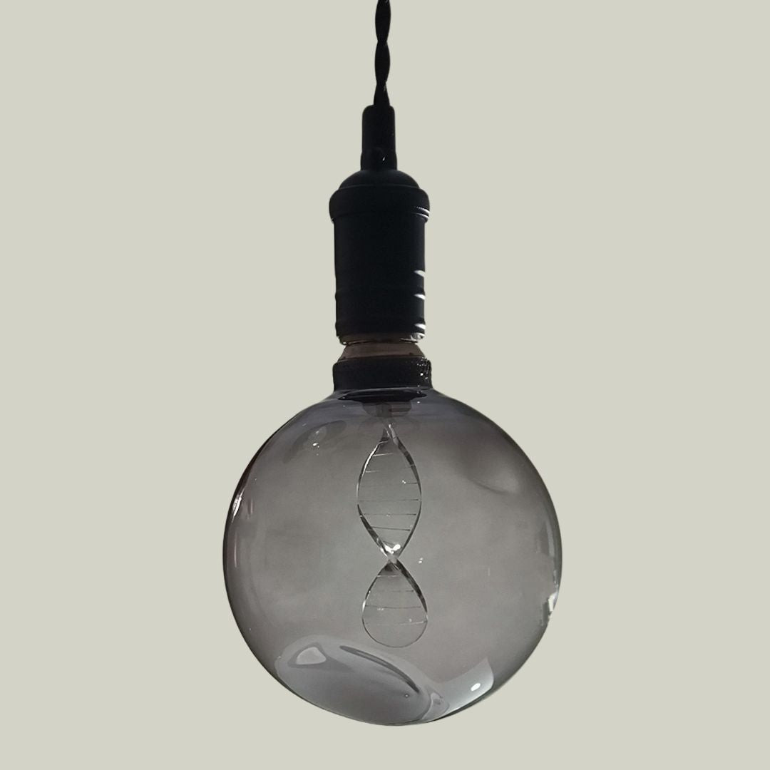 Dekorative Led-filamentlampe E27 4w 1800k G175 Graues Glas