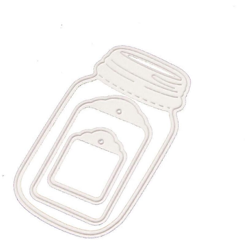 Ausstecher „wünschesflasche“ Für Scrapbooking Und Diy-karten