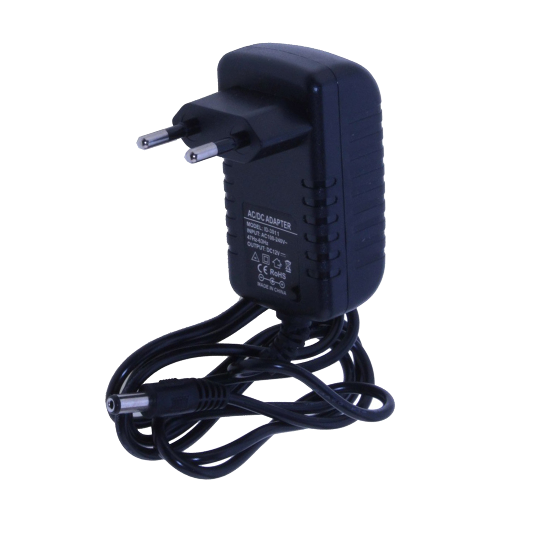 Led-netzteil 12v Dc 2a 24w Schwarzer Stecker Idealed Id-3011
