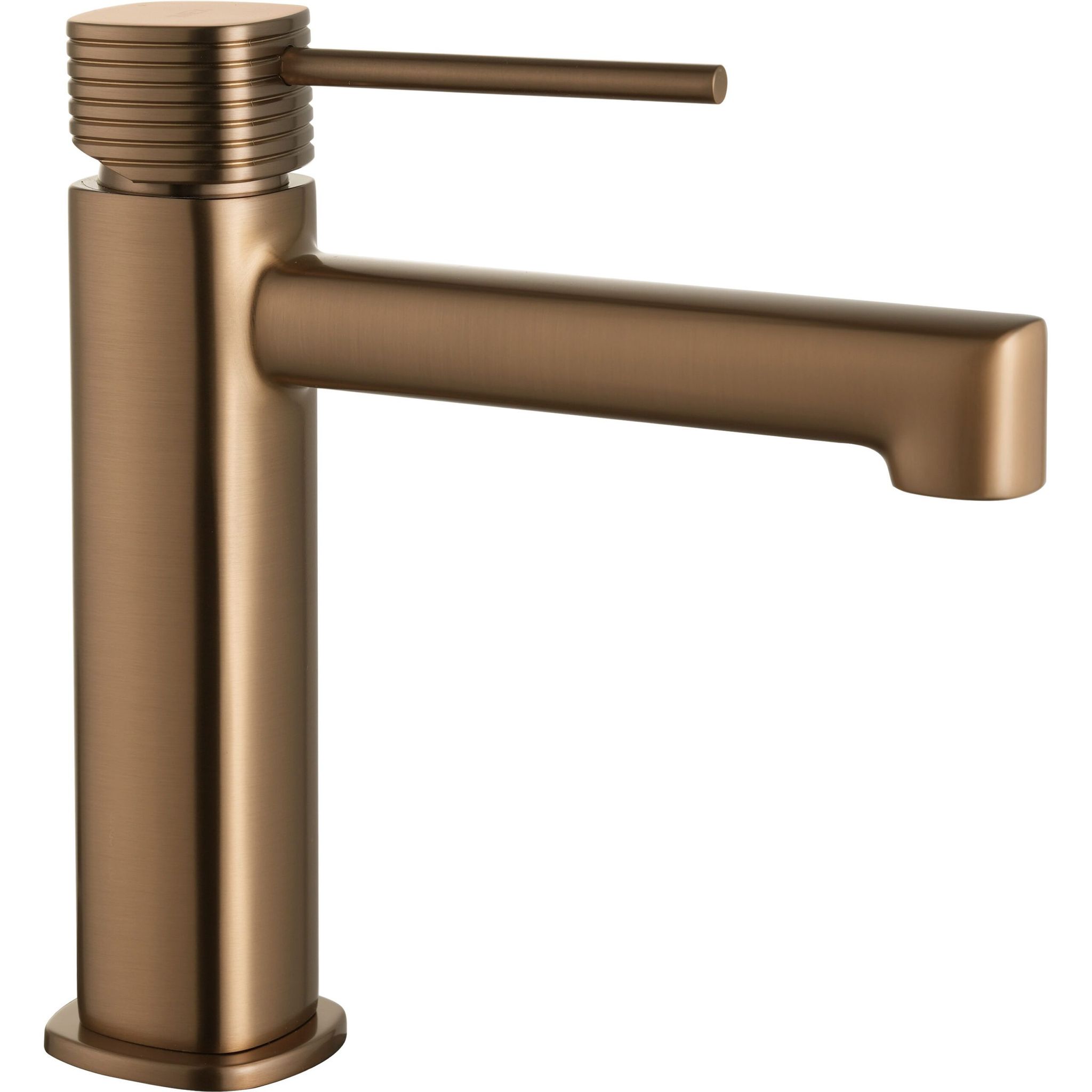 Imex Grifo Monomando Lavabo Oro Rosa En Latón Y Zama Con Acabado Pvd Diseno Elegante Y Alta Durabilidad Modelo Bdf065-1orc
