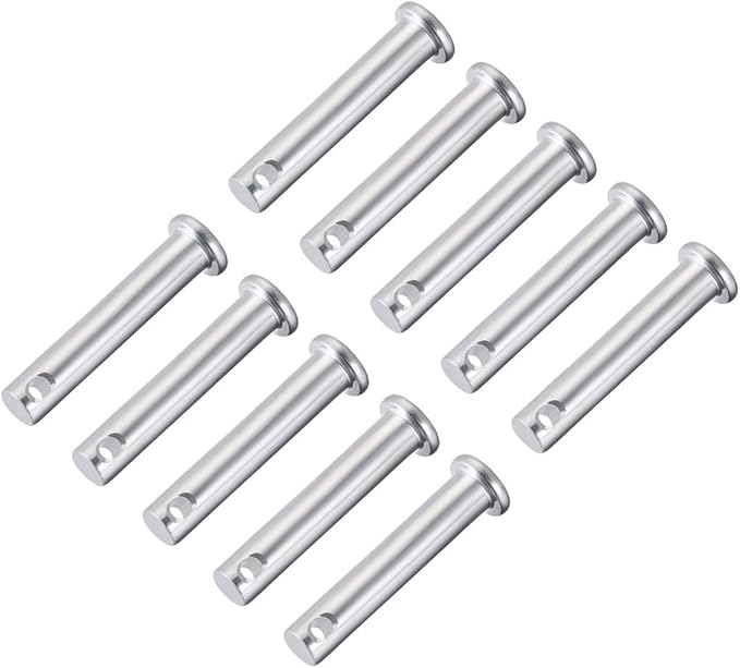 Einzellochstifte 8 Mm X 40 Mm, Verzinkter Stahl, Flachkopf, 10 Stück