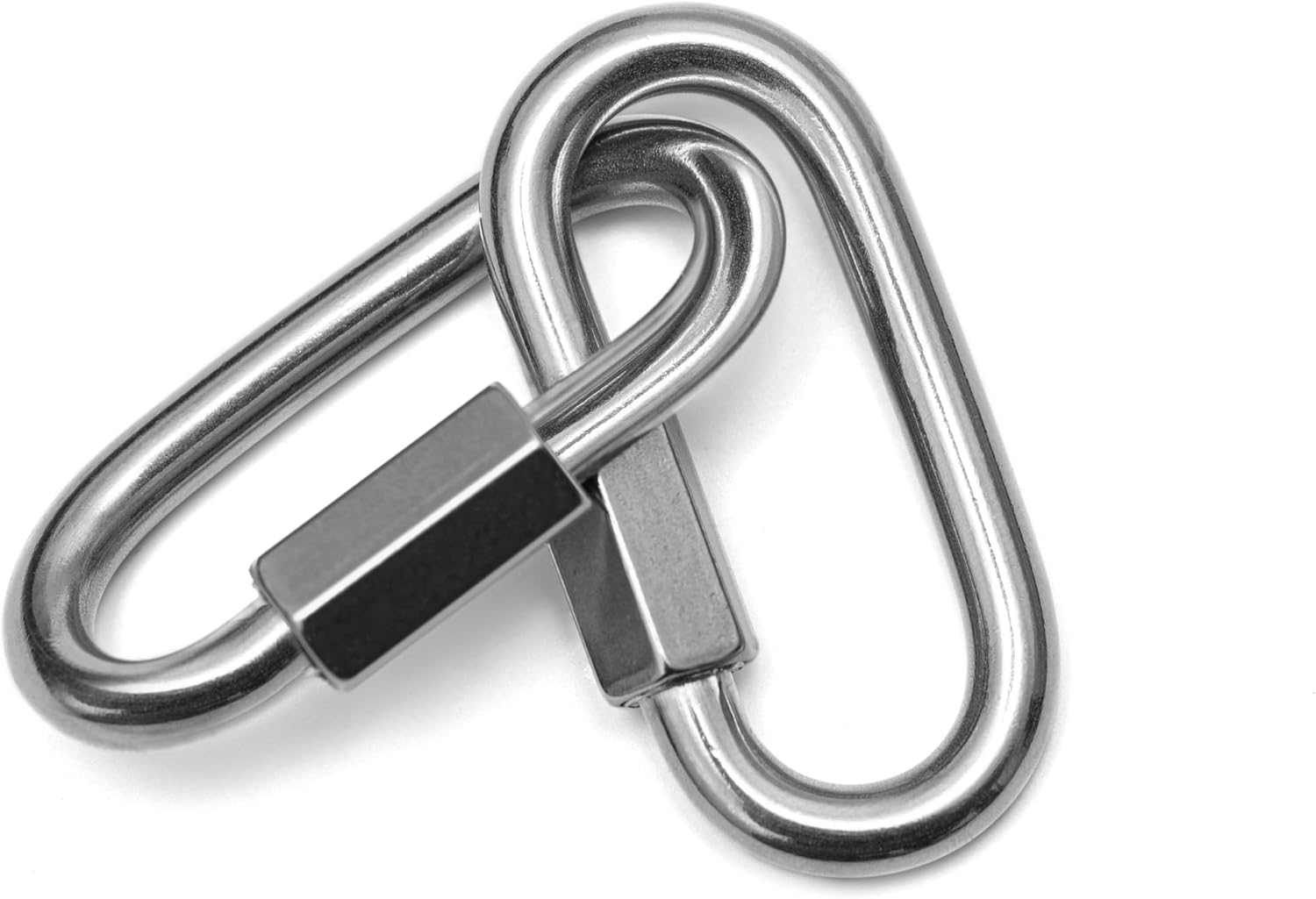 Schnellglied Aus Edelstahl, 10 Mm Durchmesser D-förmiger Karabiner Mit Einer Tragfähigkeit Von 1600 Kg Schnellglied, Kettenglied, Schnellverbinder, Schlüsselanhänger-schnalle