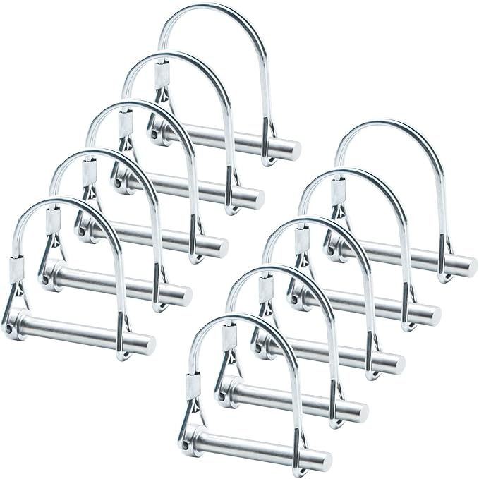 Packung Mit 10 Sicherungsstiften Aus Kohlenstoffstahl – 6,3 Mm × 56 Mm