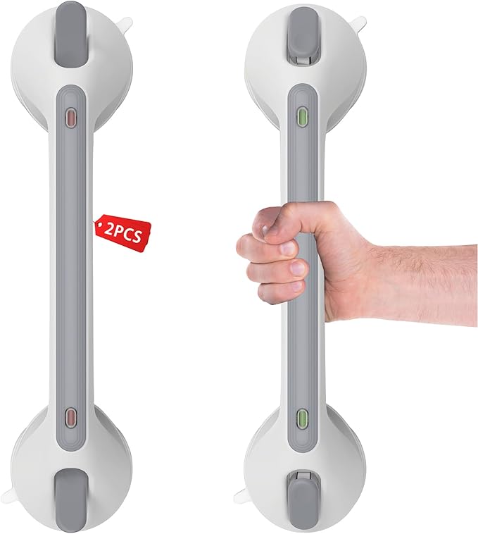 2 Stück 40,6 Cm Badewannen-haltegriffe, Badezimmer-haltegriffe, Dusch-haltegriffe, Badewannen-haltegriffe Für Senioren, Kein Bohren Erforderlich, Für Badewanne, Dusche, Kinder Und Senioren
