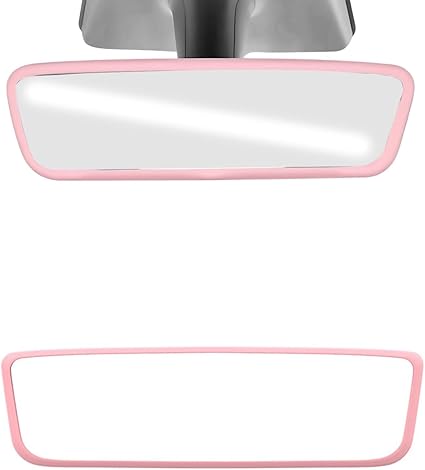 1-teilige Rückspiegelabdeckung, Silikon-rückspiegelabdeckung Für Autos, Rosa Rückspiegelzubehör, Schutzrahmen Für Den Auto-rückspiegel, Autozubehör (rosa)