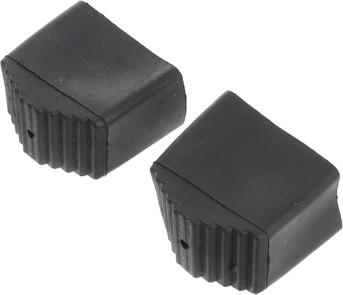 2-teilige Rutschfeste Gummifüße Für Leitern – Trittleiterkappen 40 X 20 Mm, Klappbare Stoßdämpfer, Idealer Schutz Für Leitern Und Möbel, Schwarz