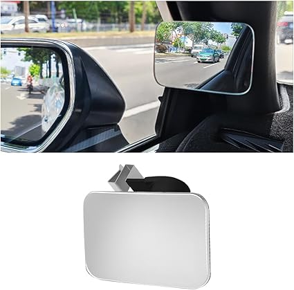 Autospiegel, Hd Weitwinkel 360° Verstellbarer Clip-on-rückspiegel Für Front- Und Frontfahrzeuge