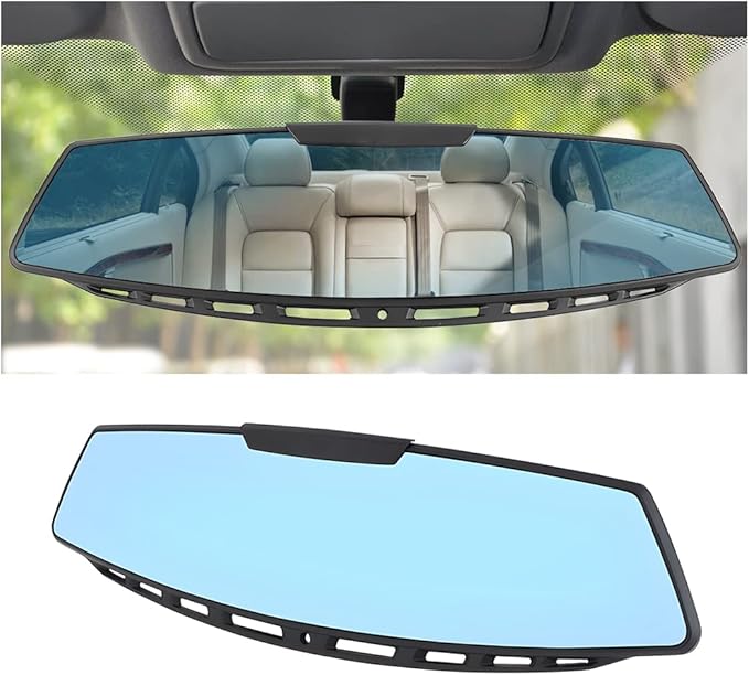 Auto-rückspiegel, Blendfreier Panorama-rückspiegel, Aufsteckbarer Panorama-innenrückspiegel Für Autos, Breites Hd-sichtfeld, Universell Einsetzbar Für Pkw Und Suvs