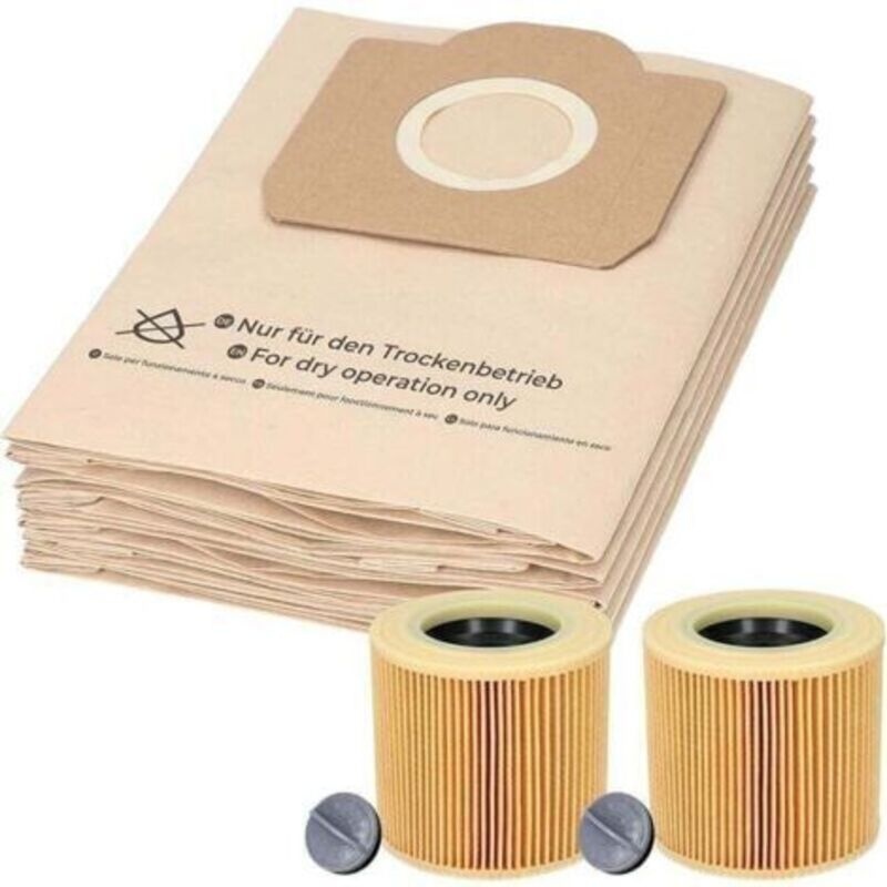 20 Staubsaugerbeutel Und 2 Staubfilter, Passend Für Kärcher Staubsauger Xu, Wd3 Und Mv3. Alternativen Für Staubsaugerbeutel –
