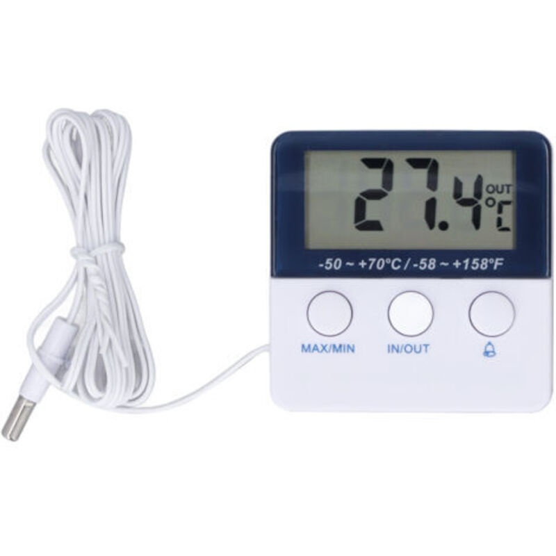 Präzises Elektronisches Thermometer Für Den Innen- Und Außenbereich Mit Hoch- Und Niedrigtemperaturalarm Und Hygrometer -