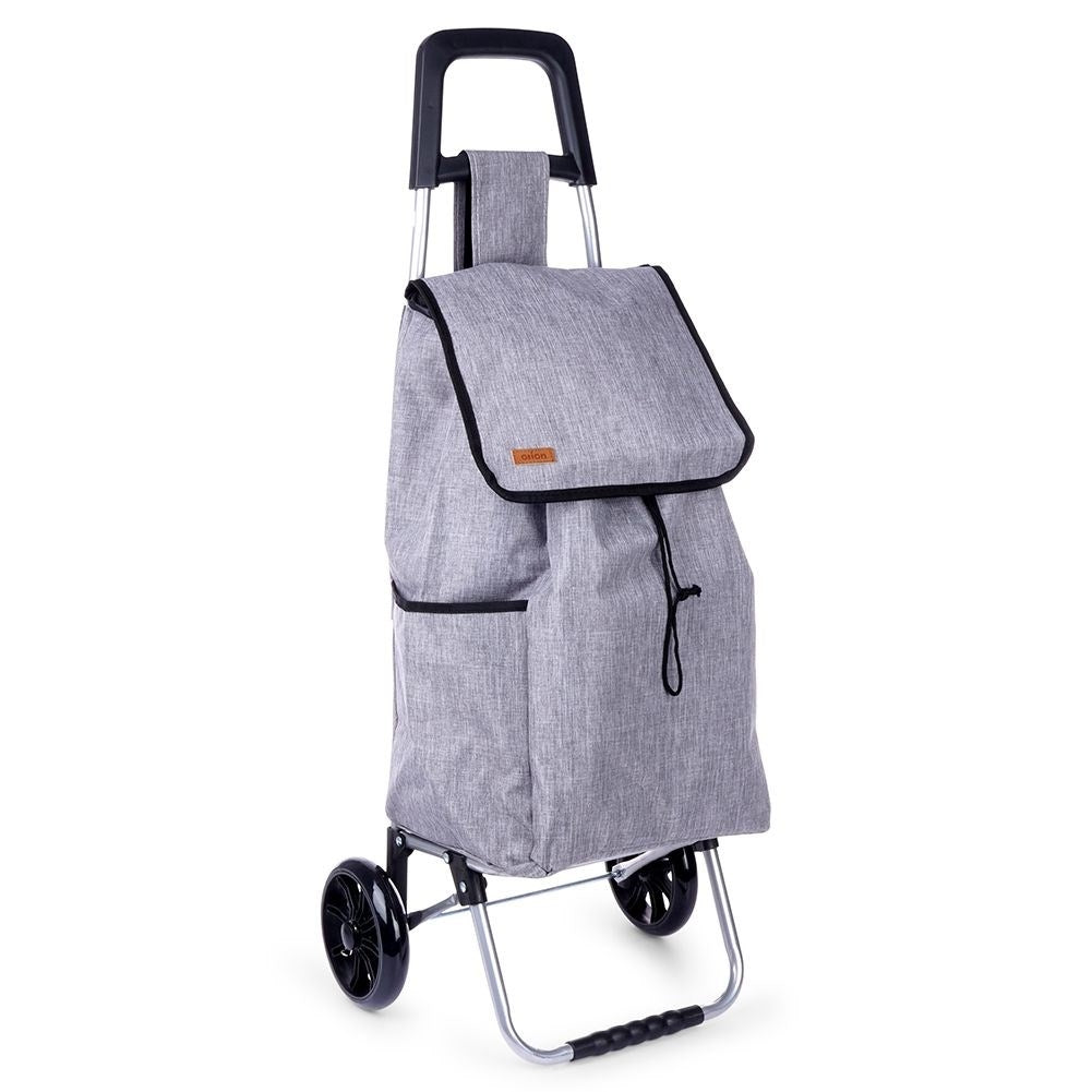 Einkaufswagen Mit Tasche, Grau, 40 L