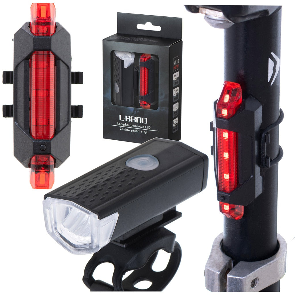 Led Fahrradlampe Hinten Vorne Set Usb 202101428 202101428