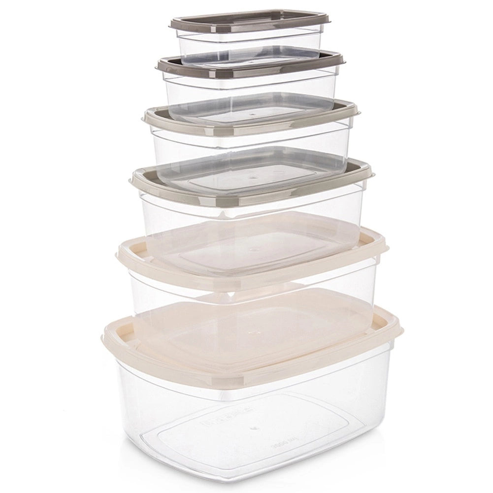 Set Mit Luftdichten Lebensmittelbehältern, 6-teilig, Verschiedene Größen