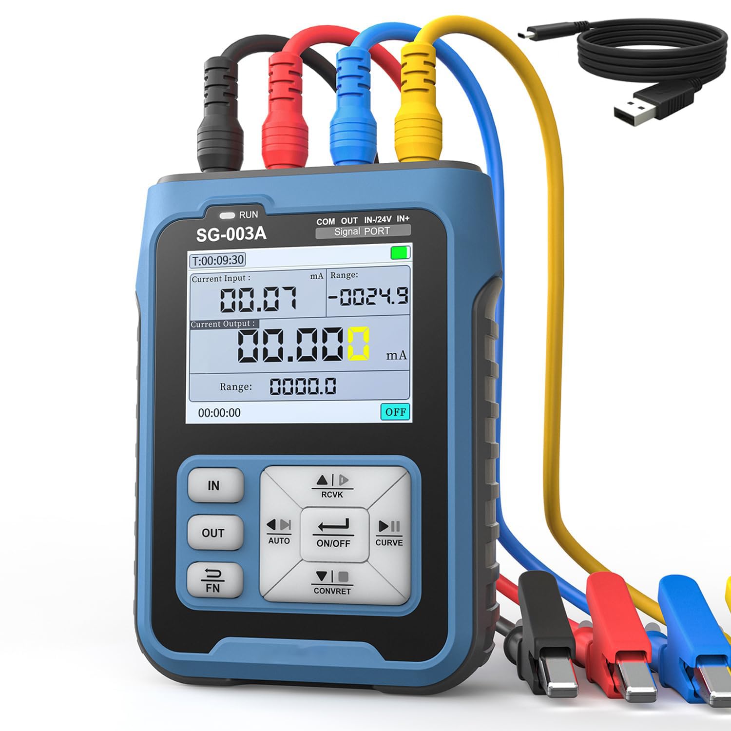 Strom- Und Spannungssignalgenerator, Kalibrierung, 4–20 Ma Und 0–10 V, Strom- Und Spannungssimulator, Verschiedene Signale