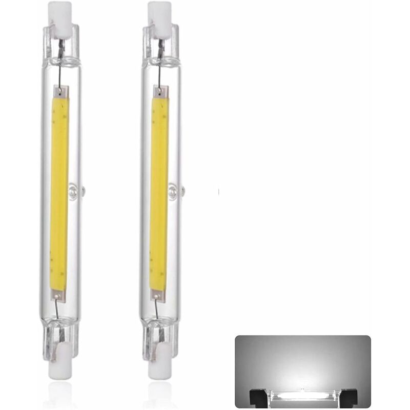 R7s 118 Mm 20 W Led-glühbirne Kaltweiß 6000 K, 2000 Lm, Dimmbar, 360 Grad Linear 20 W R7s 118 Mm Schlanke Cob-led-glühbirne Für Wandleuchte/stehlampe Ternel