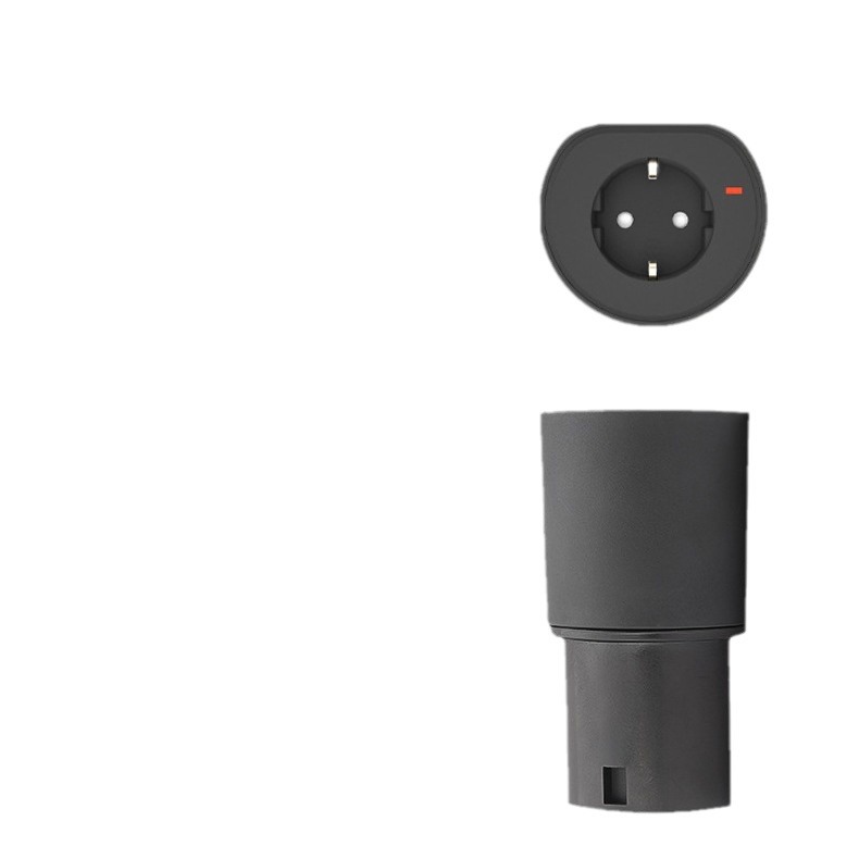 Ladekabeladapter, 10 A 220 V V2l-steckdose, Stromumwandlung, 2,5 Kw, Steckdose Für Elektrofahrzeuge Auf Adapter (schwarz, Nur Kompatibel Mit Fahrzeugen, Die Die V2l-entladefunktion Unterstützen)