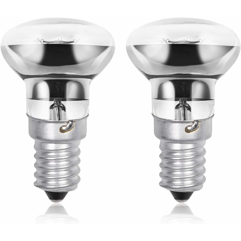 R50 E14 40w Lavalampen-glühbirnen, Kleine Edison-schraube, Ses-reflektor-lavalampen-glühbirnen, Warmweiß 2800k, R39, Dimmbar (5er-pack)