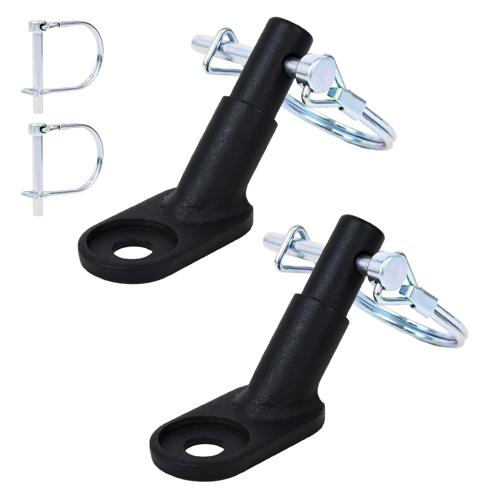 Fahrradanhängerkupplung, Fahrradanhängerkupplung, 2-teiliges Set, Universal-fahrradanhängeradapter Mit Sicherungsstift, Für Kinderfahrradanhänger, Hundeanhänger, Lastenanhänger