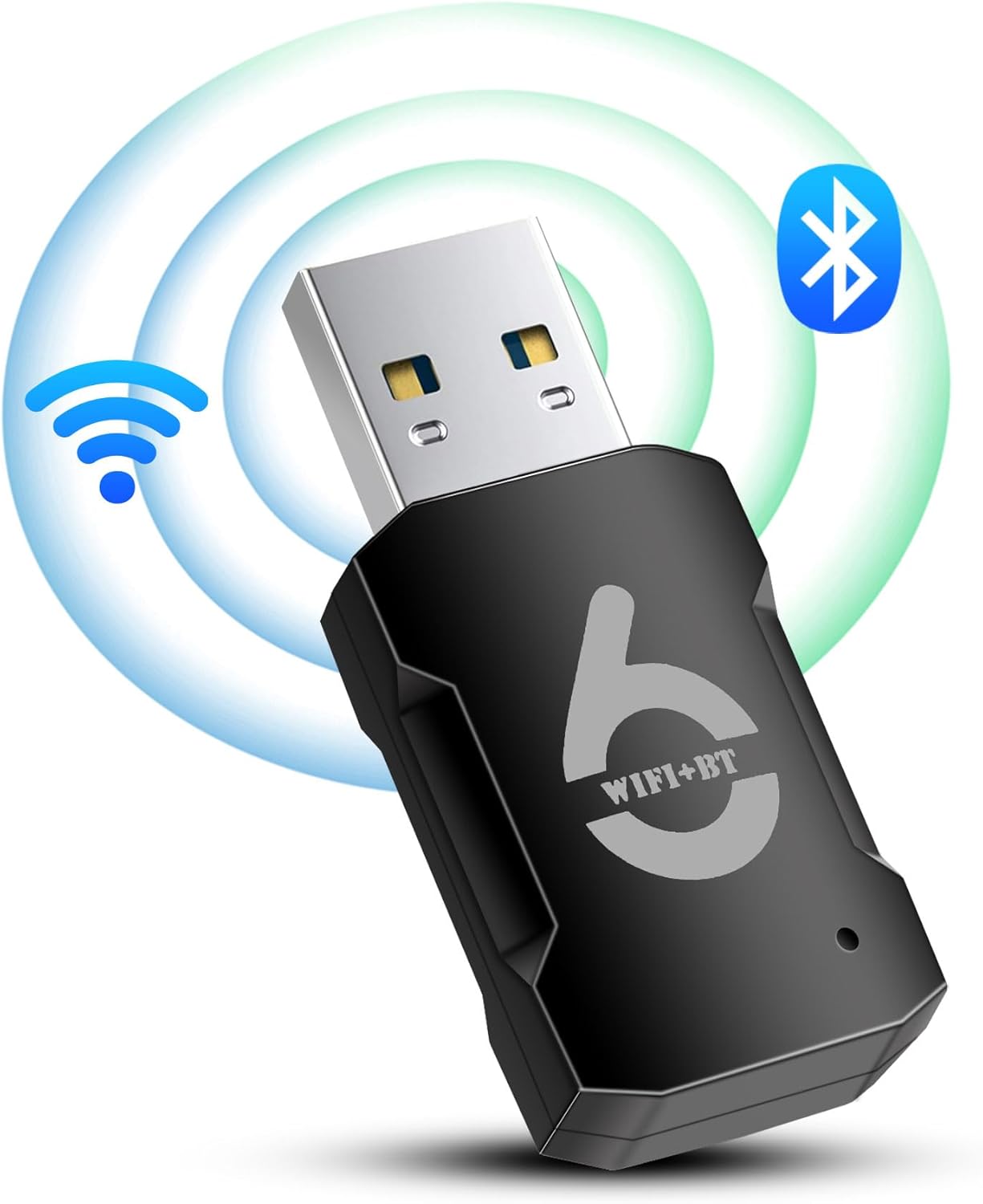 Bluetooth-wlan-dongle Für Pc, Ax900mbs Wifi 6 Dualband (5,8 Ghz / 2,4 Ghz), 5.3 Bluetooth Usb 2.0 Wifi-dongle, Bluetooth-wlan-dongle Usb-mini-adapter, Kompatibel Mit Windows 11/10