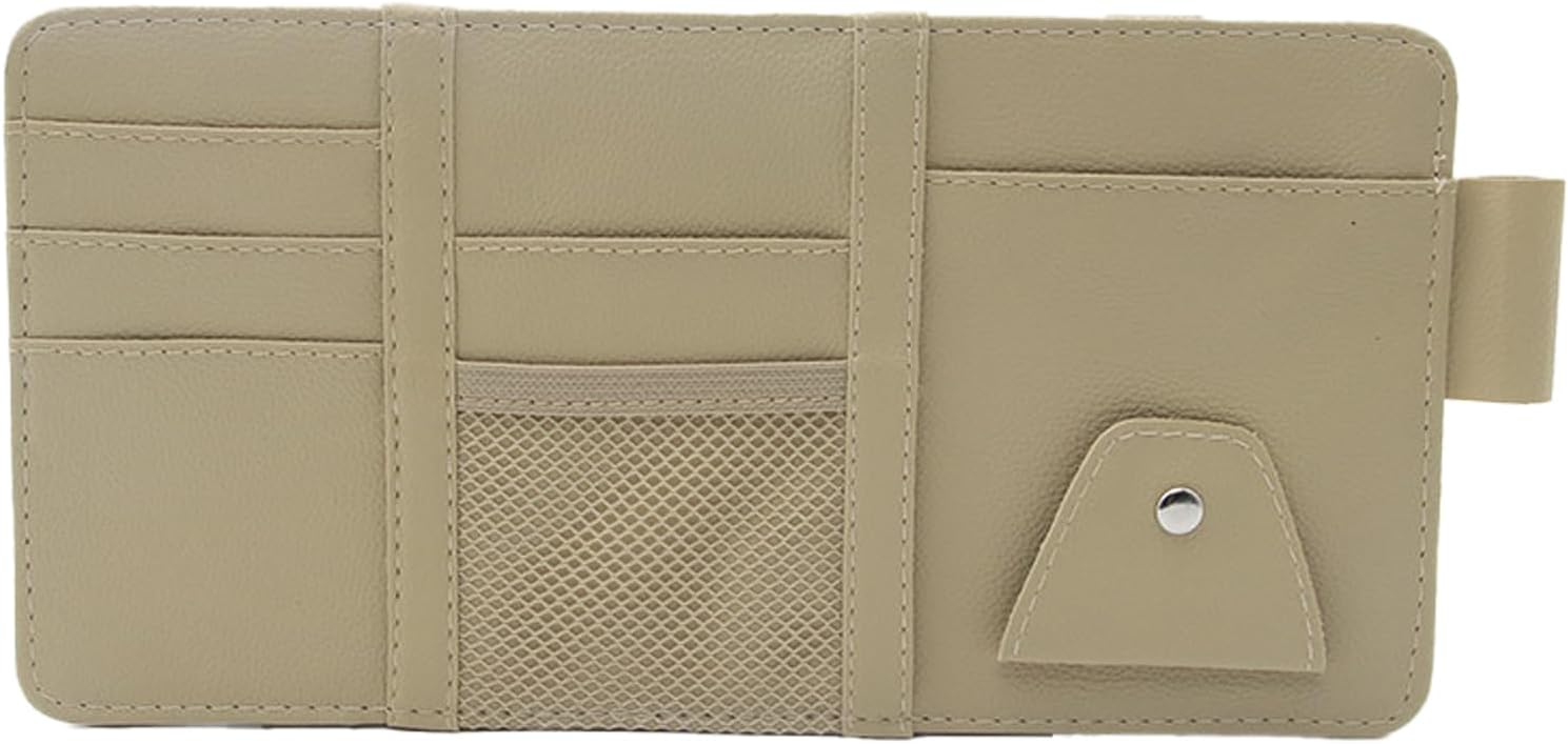 Organizer Für Die Sonnenblende Im Auto, Organizer Mit Innentasche Für Die Sonnenblende, Aufbewahrungsmöglichkeit Für Die Sonnenblende Im Auto, Organizer Mit Clip Zur Befestigung Von Kreditkarten