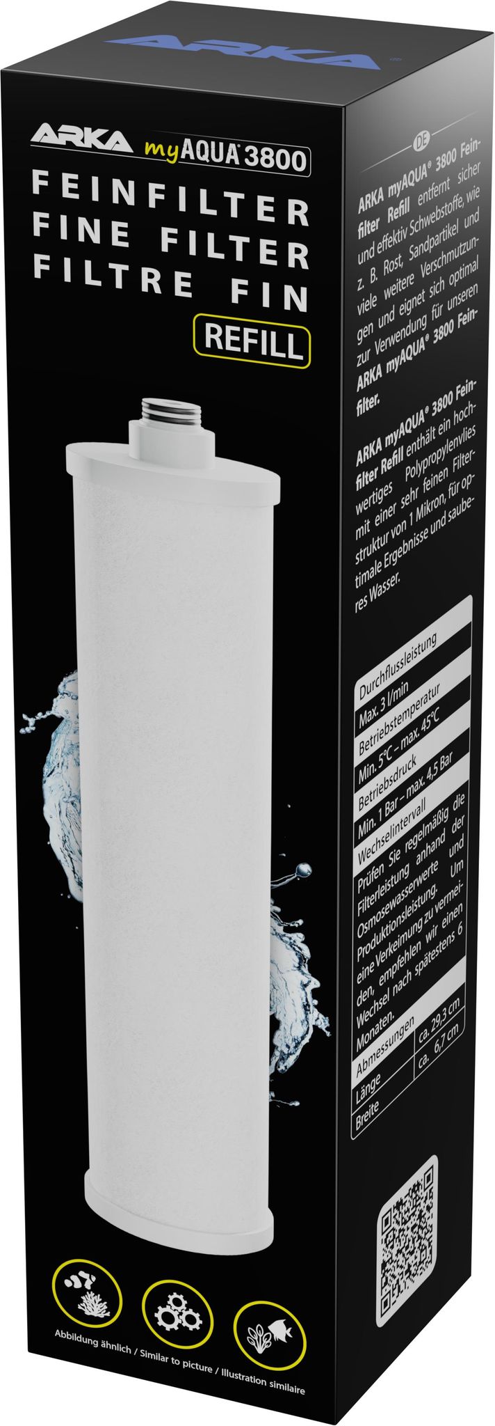 Arka Myaqua3800 Feinfilter-nachfüllung