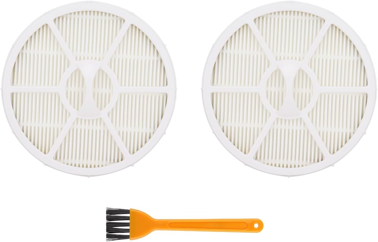 2-teiliges Ersatzfilterset, Kompatibel Mit Kärcher Vc3 Staubsaugern 1.198-125.0, 2.863-238.0 – Filterset Mit 2 Hepa-filtern Und 1 Reinigungsbürste