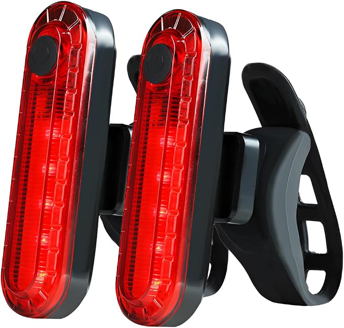 Leistungsstarke Fahrradrücklichtteile, Rücklicht Fürs Fahrrad, Wiederaufladbar Über Usb-c, Led-fahrradrücklicht, 5 Modi, Ipx6, Wasserdichte Led-lampe Für Fahrrad, Radfahren, Mtb