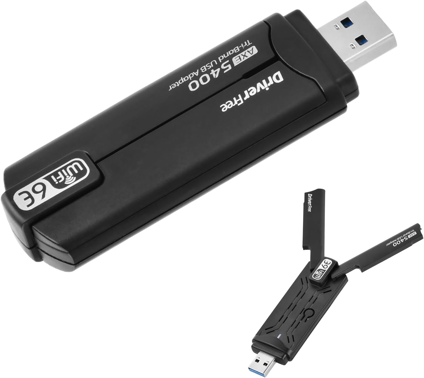 Leistungsstarker Wifi 6e-schlüssel, Axe5400 Wifi-schlüssel Für Pc, Usb 3.0 Wifi-adapter Mit Tri-band 6 Ghz/5 Ghz/2,4 Ghz, Wpa3-verschlüsselung, Usb-wifi-adapter, Wifi-dongle-adapter Für Windows 11/10
