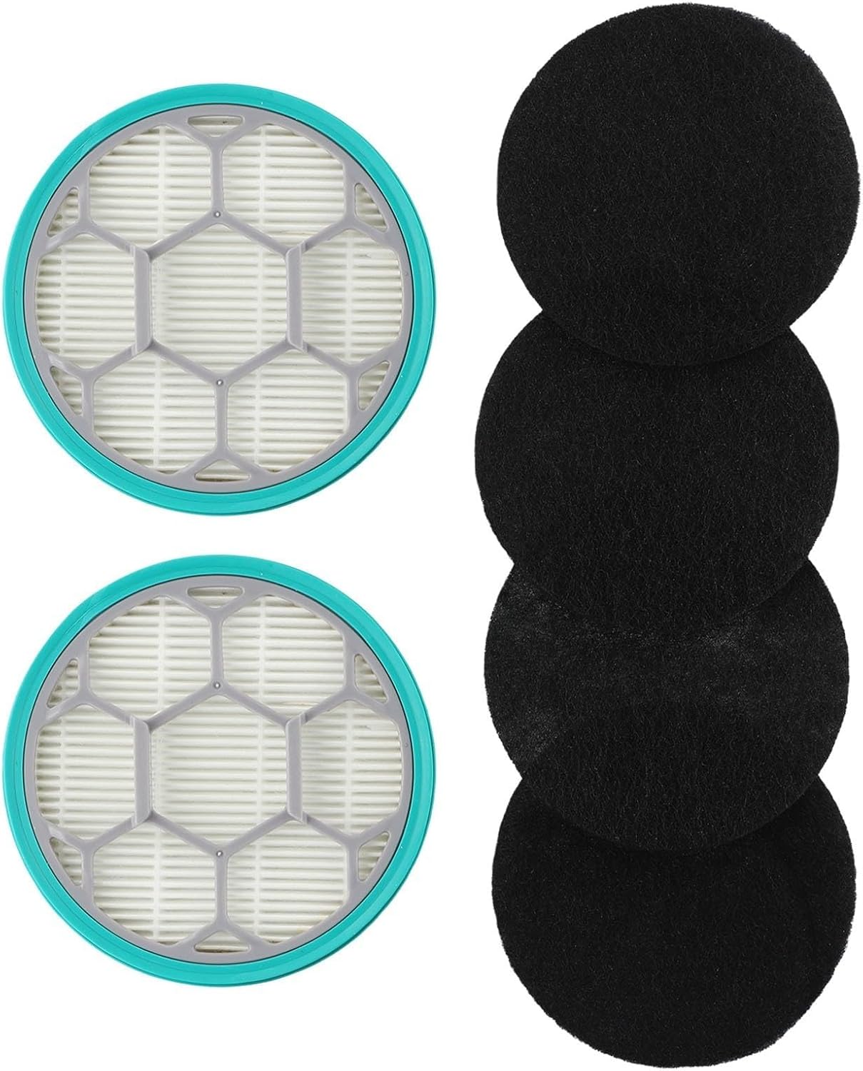 Set Mit 6 Ersatz-schwammfiltern Für Den Neakasa P1 Pro Staubsauger, 2 Filter, 4 Schwammfilter