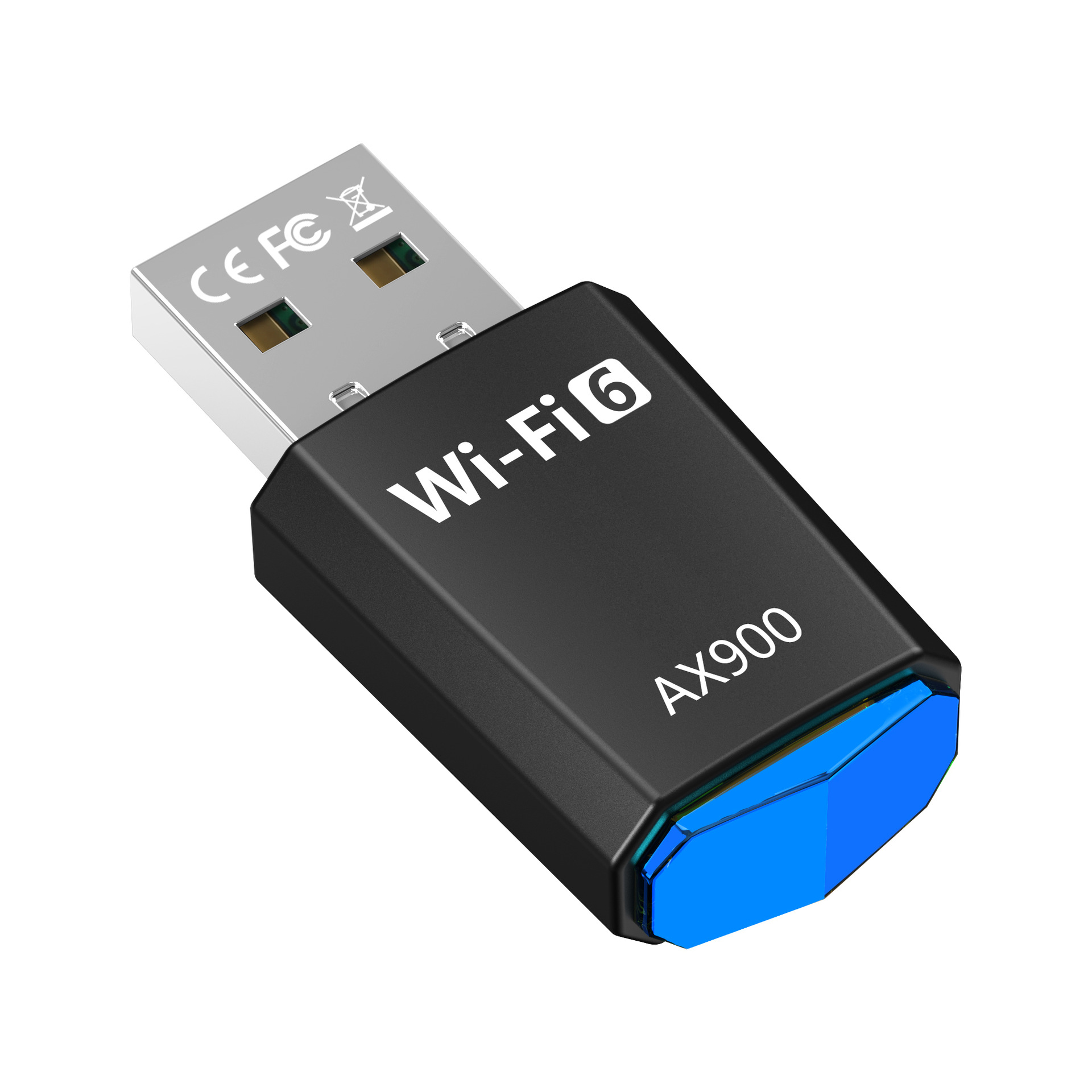 Leistungsstarker Wifi 6 Key Ax900 Mbps – Wifi-key Für Pc Dualband 2,4 Ghz/5 Ghz, Wifi-dongle, Usb-wifi-adapter, Kompatibel Mit Windows 11/10/8.1/8/7