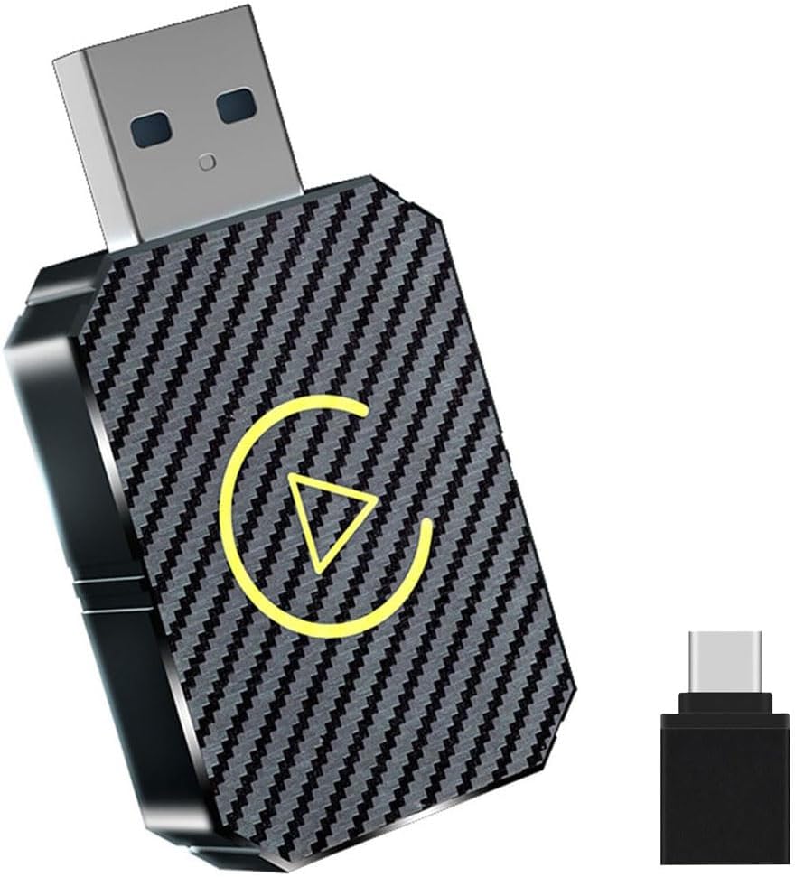 Kabelloser Carplay-adapter, Usb-autoadapter, 2-in-1-android-auto-kabelloser Carplay-dongle Konvertiert, Plug & Play-bluetooth Für Auto-videoeingang, Adapter