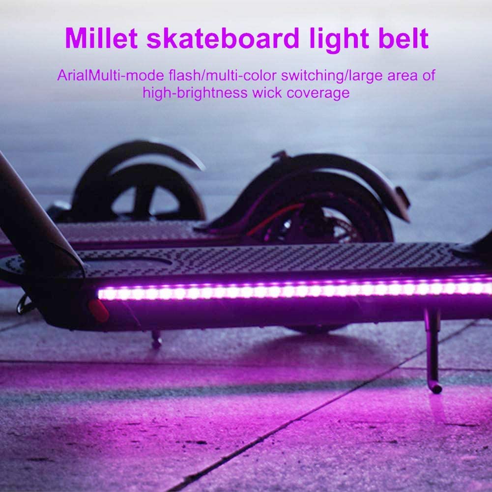 Led-lichtstreifen, Wasserdichter Elektroroller, Faltbare Led-lichtstreifen Für Xiaomi M365 Für Skateboard, Scooter-außendekoration