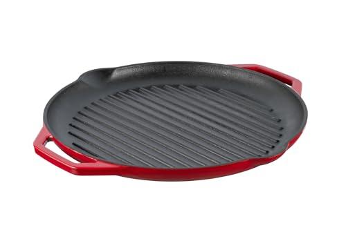Sourcing Gusseisen Grillpfanne Rot 34 Cm