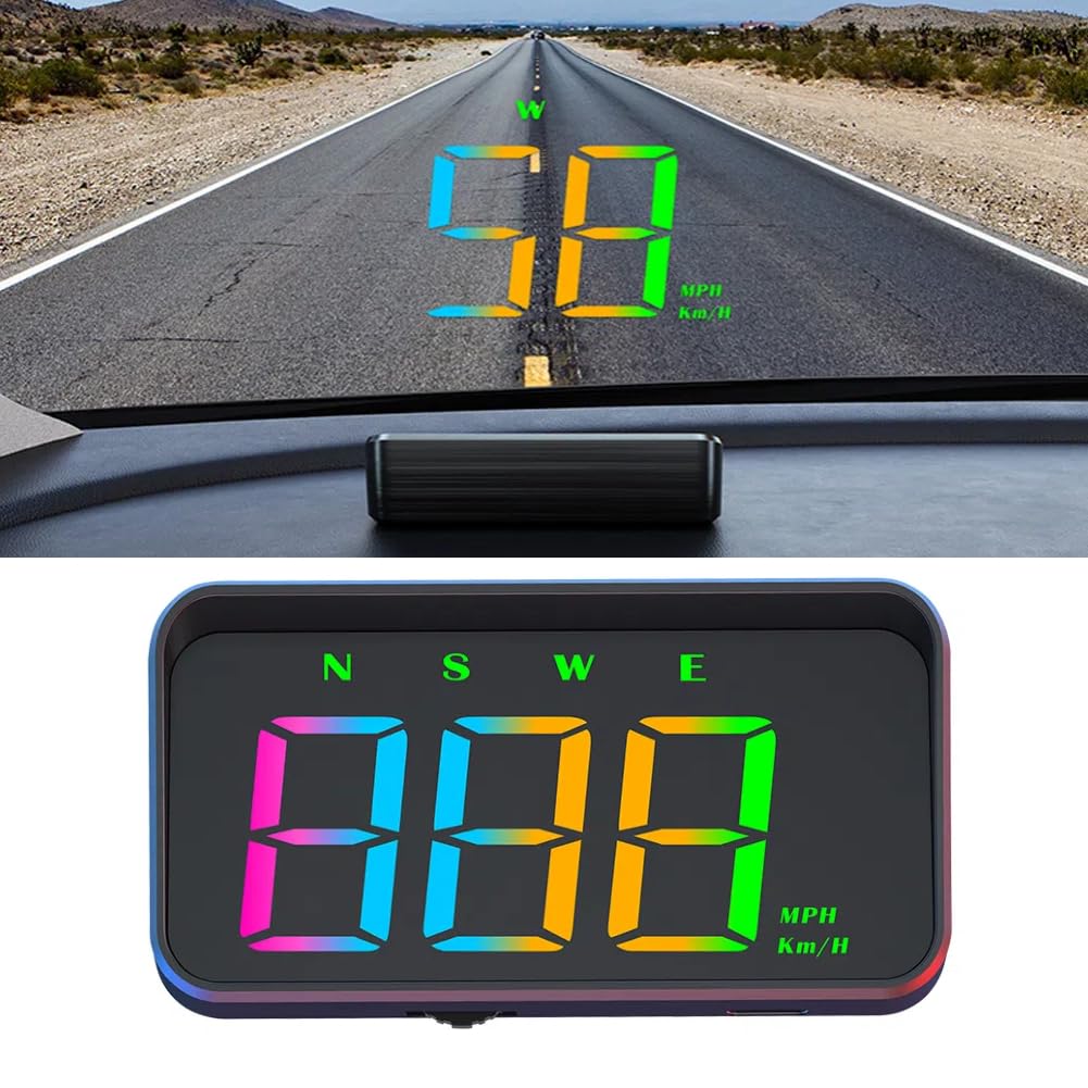 M2s Multifunktions-hud-head-up-display, Universeller Tachometerprojektor Mit Geschwindigkeits- Und Automatischer Lichterkennung Für Alle Automodelle