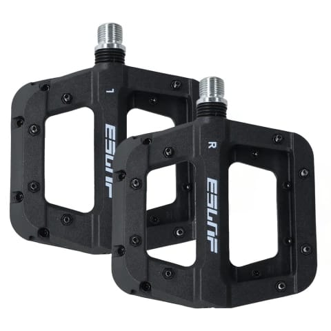 Plattformpedale Für Rennräder Und Mountainbikes, Mtb-plattform, 3 Kugellager, Schwarz, Set [2 Stück] Schwarz