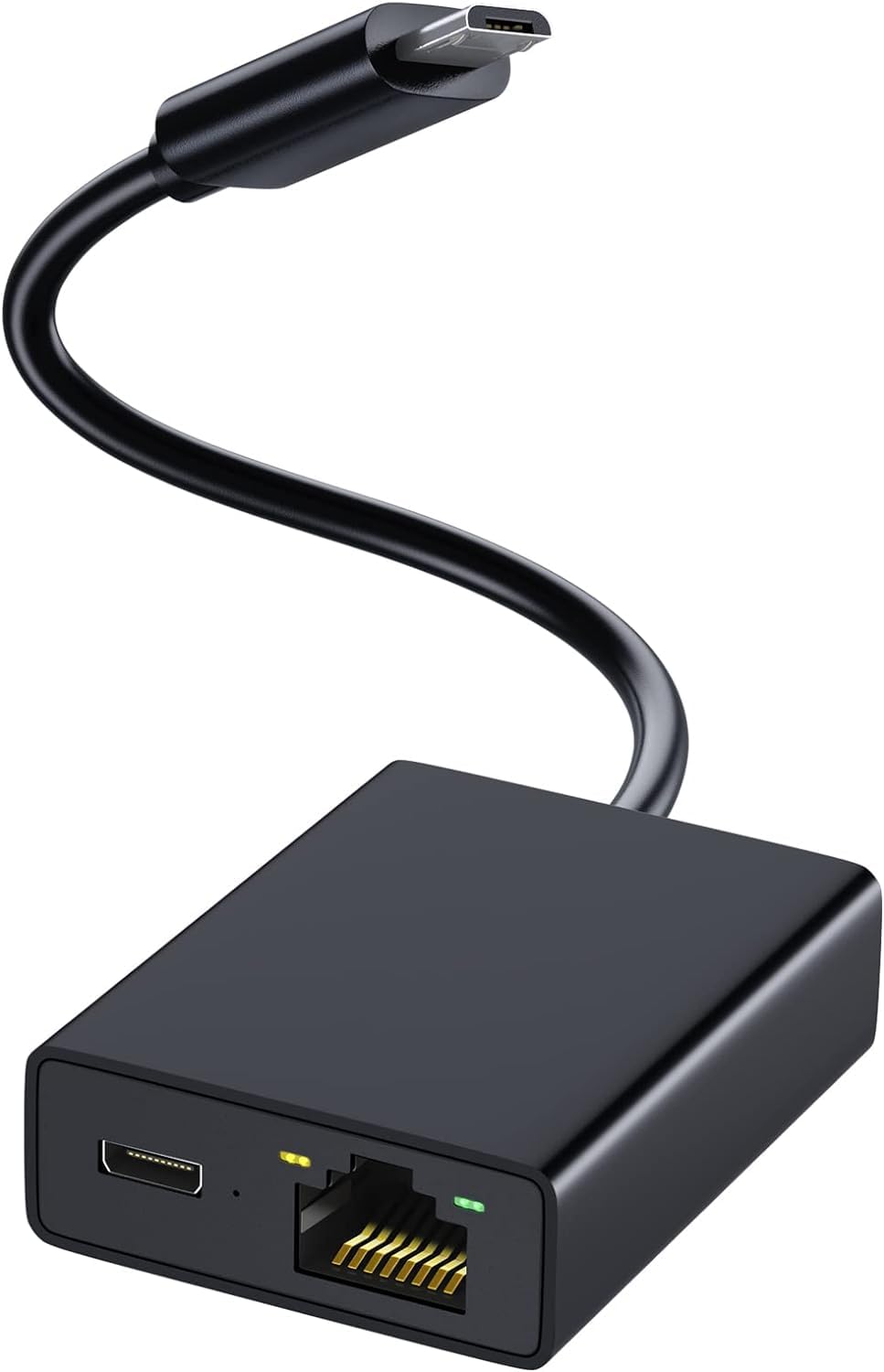 Ethernet-adapter Für Fire Tv Stick, Micro-usb-auf-rj45-ethernet-netzwerkadapter, Kompatibel Mit Fire Stick 4k, Chromecast, Google Home Mini Und Anderen Streaming-tv-sticks