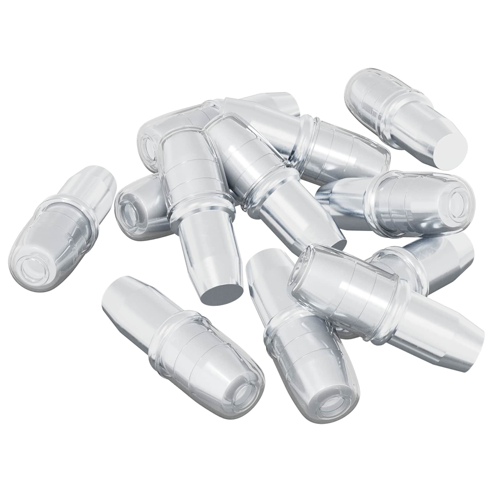 Vidaxl Shelf Peg 12 Silver 7 X 16 Mm Iron