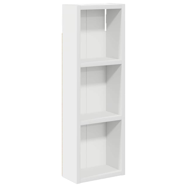 Badezimmer-wandschrank Weiß 20 X 10 X 60,5 Cm Holzwerkstoff Vidaxl