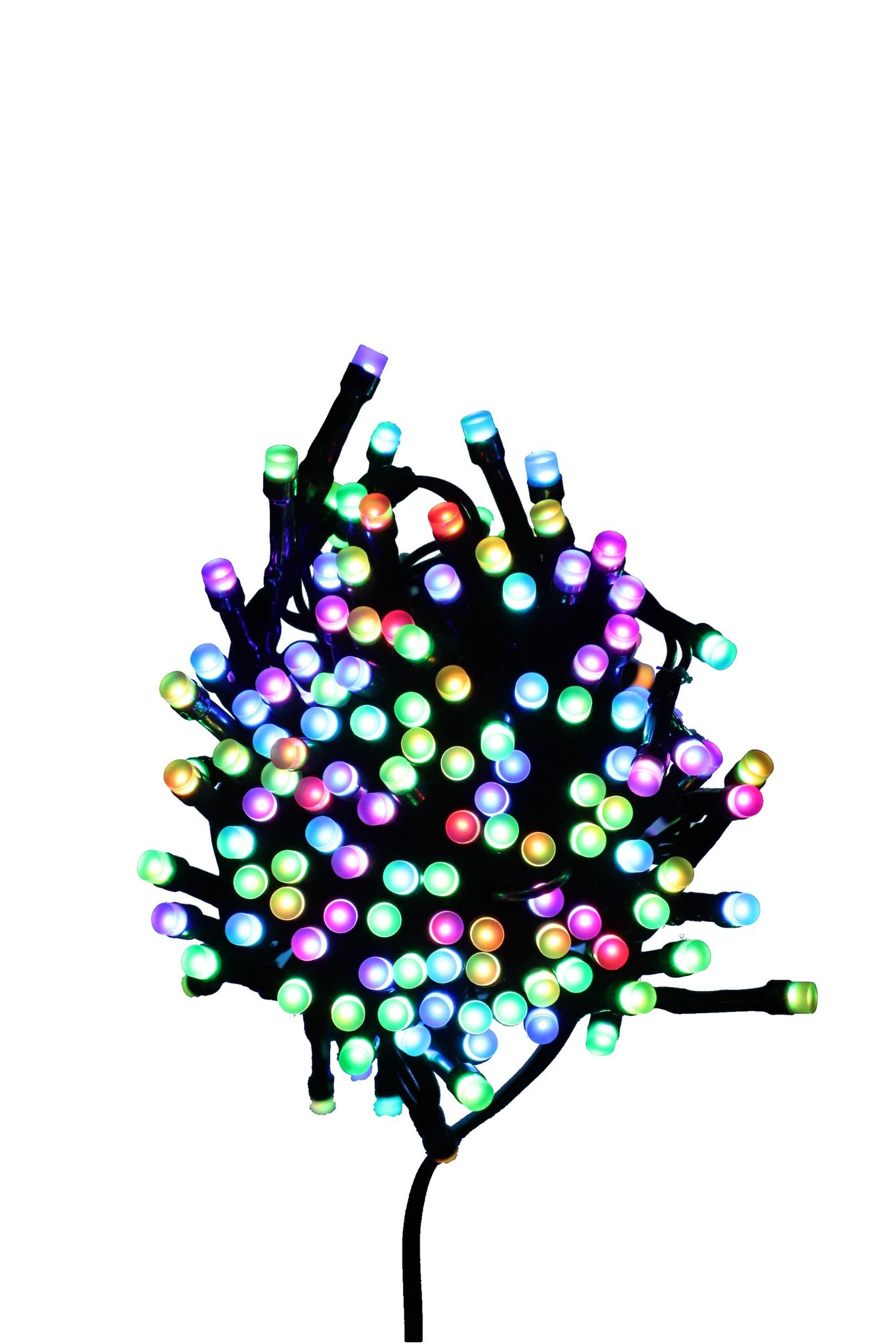 Lichterkette Mit 240 Rgb-leds, Fernbedienung Und 8 Funktionen, 500 Cm, Farbenfroh, Weihnachten